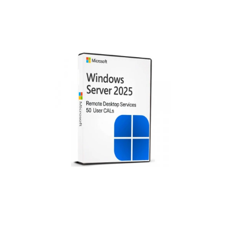 Microsoft Windows Server 2025 - Remote Desktop Services - 50 User CALs - ESD