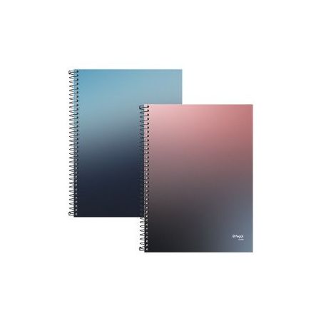 Caderno Premium Capa Dura A4 80 Folhas Xadrez Pack 6