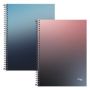 Caderno Premium Capa Dura A4 80 Folhas Pautado Pack 6