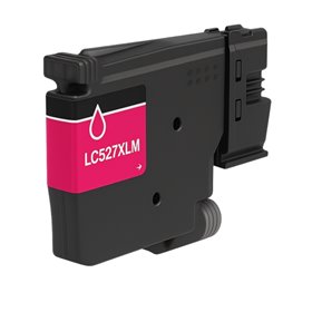 Brother LC527XL Magenta Cartucho de Tinta Pigmentada Generico - Reemplaza LC527XLM/LC527M