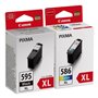 Canon PG-595XL/CL-586XL Multipack de 2 Cartuchos de Tinta Originales - 7170C004