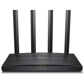 Roteador sem fio TP-Link Archer AX12 Dual Band AX1500 WiFi 6 - 4 portas RJ-45 - 4 antenas externas - cor preta
