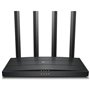 Roteador sem fio TP-Link Archer AX12 Dual Band AX1500 WiFi 6 - 4 portas RJ-45 - 4 antenas externas - cor preta