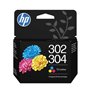 HP 302/304 Color Cartucho de Tinta Original - B7RT6AE/F6U65AE/N9K05AE