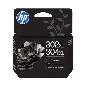 HP 302XL/304XL Negro Cartucho de Tinta Original - B7RT9AE/F6U68AE/N9K08AE