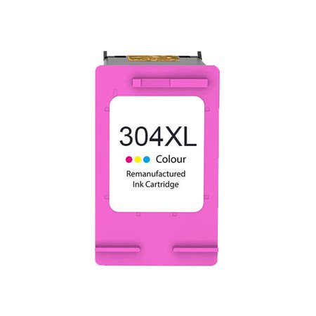 Remanufacturado HP 304XL Color Cartucho de Tinta - Muestra Nivel de Tinta - Reemplaza N9K07AE/N9K05AE/B7RT9AE/B7RT6AE