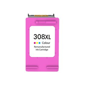 Remanufacturado HP 308XL Color Cartucho de Tinta - Reemplaza 7FP2UE - Alta Capacidad/Jumbo