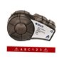Brady M21-375-595-RD Cinta de Etiquetas Original Vinilo - Texto Blanco sobre Fondo Rojo - Ancho 9.53mm x 6,40m