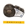 Brady M21-375-595-YL Cinta de Etiquetas Original Vinilo - Texto Negro sobre Fondo Amarillo - Ancho 9.53mm x 6,40m