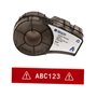 Brady M21-750-595-RD Cinta de Etiquetas Original Vinilo - Texto Blanco sobre Fondo Rojo - Ancho 19,1mm x 6,40m