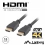 Cabo Hdmi Dourado Macho / Macho 2.0 4K 15M Lanberg