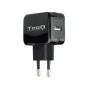 carregador de parede usb tooq - 12w - preto