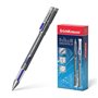 Caneta de tinta gel Erichkrause Megapolis - Ponta de 0,5 mm - Corpo redondo opaco - Janela indicadora de nível de tinta - Azul