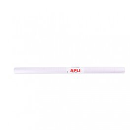 Rolo de polipropileno transparente Apli 1,5 x 0,50 m - Adesivo reposicionável - Sistema de fácil remoção - Grade de precisão - A