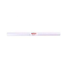 Rolo de polipropileno transparente Apli 3x0,50m 50 mícrons - Adesivo reposicionável - Sistema de fácil remoção - Grade de precis