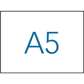 Pacote com 200 etiquetas retangulares Apli, 210x148mm - Adesivo permanente - Bordas retas - Brancas