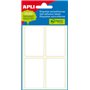 Etiquetas Apli brancas para mini sacos, 34,0 x 53,0 mm, 6 folhas.