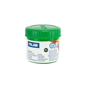 Tinta têmpera Milan em pote de 40ml - Secagem rápida - Misturável - Verde claro