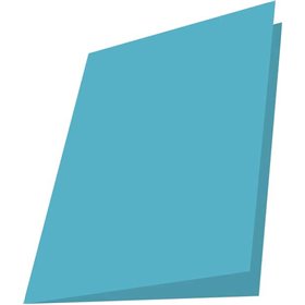 Pacote com 50 pastas de papelão Mariola, 180 g/m², formato A4, com furo para prendedor, cor azul.