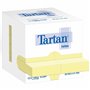 Pacote com 12 blocos de notas adesivas reposicionáveis Tartan com 100 unidades cada, 51x38mm - 100% PEFC - Amarelo Claro