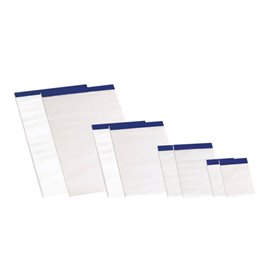 Bloco de notas Enri A6 com grampos - Sem capa - 80 folhas lisas - Ideal para levar para qualquer lugar