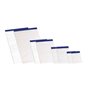 Bloco de notas Enri A6 com grampos - Sem capa - 80 folhas lisas - Ideal para levar para qualquer lugar