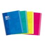 Caderno espiral Oxford Classic A5+ com capa flexível - 90 folhas - quadriculado 5x5 - cores sortidas