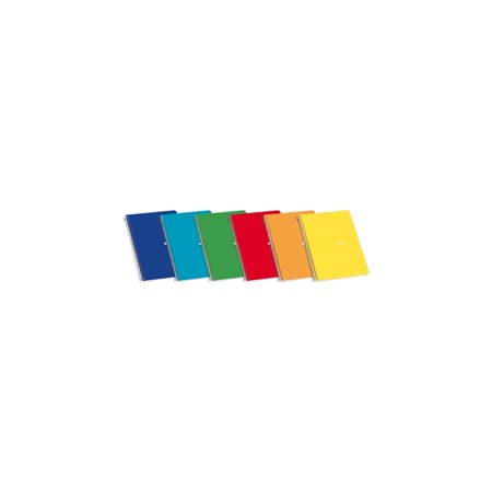 Caderno espiral Enri, capa flexível, 16º, 10x10 cm, 80 folhas - Tamanho compacto - Papel de alta qualidade - Ideal para anotaçõe