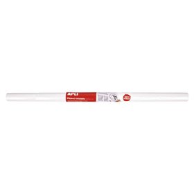 Rolo de Quadro Branco Adesivo Apli 675x1000 - Fácil de Cortar e Colar - Ideal para Apresentações e Anotações - Branco