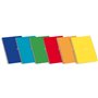 Caderno espiral de capa dura Enri Fº, liso, 80 folhas, cores sortidas - Capa dura resistente - Caderno com espiral para maior co