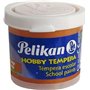 Tinta têmpera escolar Pelikan, frasco de 40ml - Fácil de lavar - Ideal para atividades escolares - Laranja