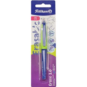 Caneta Esferográfica Pelikan Roller Erase 2.0 - Empunhadura Ergonômica Antifadiga - Tinta de Longa Duração - Corpo na Mesma Cor 