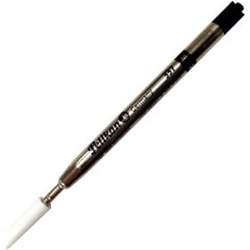 Refil para caneta esferográfica Pelikan 337, formato internacional M - Refil universal - Médio - Preto