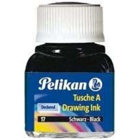Tinta da Índia Pelikan 523 10ml - Alta Qualidade - À prova d'água - Ideal para desenho e caligrafia - Cor Siena Queimada