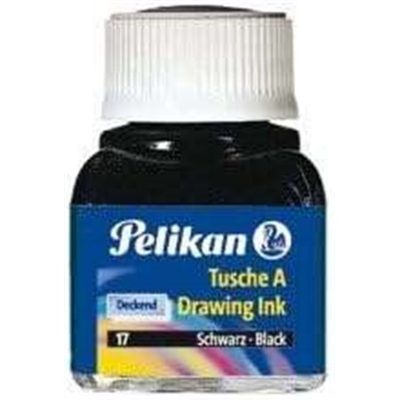 Tinta da Índia Pelikan 523 10ml - Alta Qualidade - À prova d'água - Ideal para desenho e caligrafia - Cor Siena Queimada