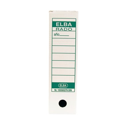 Pasta Elba A4 Ultimate - Robusta e Durável - Tamanho A4 Padrão - Design Elegante e Funcional - Branca e Verde