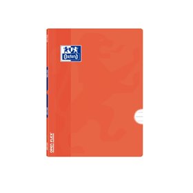 Caderno Oxford School Classic Openflex Grampeado A5+ 48 Folhas 1 Linha com Margem - Capa Plástica Translúcida - Ideal para Estud