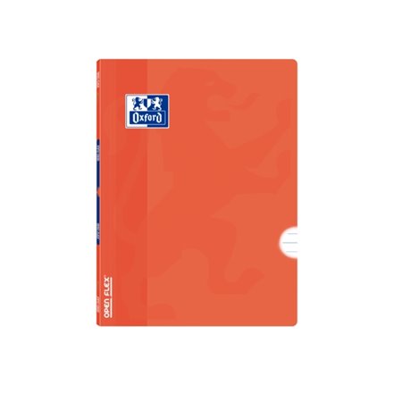 Caderno Oxford School Classic Openflex Grampeado A5+ 48 Folhas 1 Linha com Margem - Capa Plástica Translúcida - Ideal para Estud