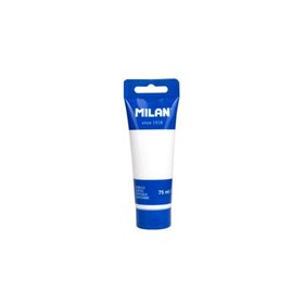 Tinta acrílica Milan em tubo de 75ml - Pigmentos de alta qualidade - Misturáveis - Branca