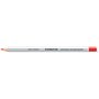Lápis de cor hexagonal Staedtler Lumocolor 108 - Especial para superfícies lisas - Marcação opaca - Vermelho