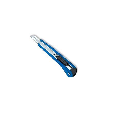 Cortador básico Dahle 10860 com lâmina de 9 mm - Mecanismo de travamento automático - Guia metálica