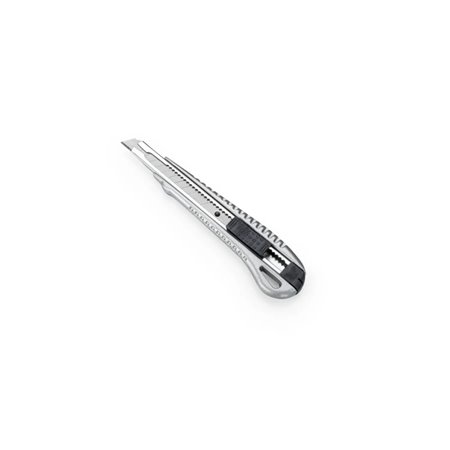Cortador profissional Dahle 10880 com lâmina de 9 mm - Corpo em metal - Mecanismo de travamento automático - Guia em metal