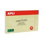 Bloco de notas adesivas Apli Classic com 100 unidades, 125 x 75 mm - Amarelo