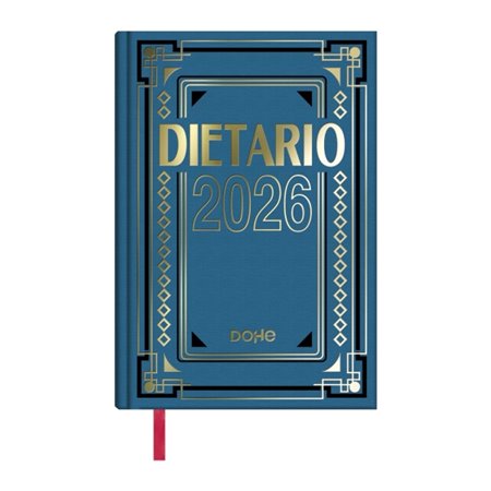Agenda Trimestral Anual Dohe - Página Diária - Feita de Geltex com Cartão Laminado - Tamanho 15x21cm - Cores Sortidas Aleatórias