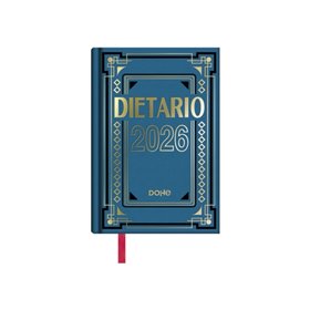Agenda Anual Dohe, Oitava Edição - Um Dia por Página - Feita de Geltex com Cartão Laminado - Tamanho 11,5x16,6cm - Cores Sortida