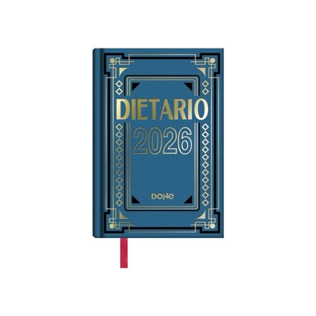 Agenda Anual Dohe, Oitava Edição - Um Dia por Página - Feita de Geltex com Cartão Laminado - Tamanho 11,5x16,6cm - Cores Sortida