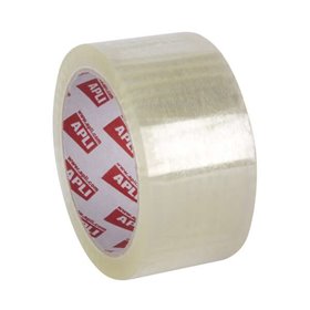Fita de vedação básica Apli 48mm x 66m 25 mícrons Polipropileno - Adesivo acrílico - Transparente