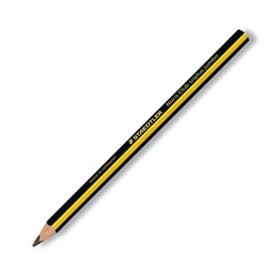 Lápis de grafite triangular jumbo Staedtler Noris 119 - Mina HB2 ultrarresistente de 4 mm - Madeira proveniente de florestas sus