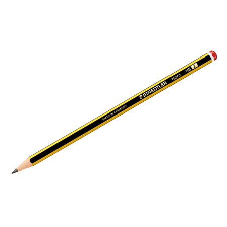 Lápis de grafite hexagonal Staedtler Noris 120-2 HB - Mina ultrarresistente de 2 mm - Madeira proveniente de florestas sustentáv