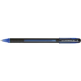 Caneta esferográfica Uni-ball JetStream SX-101-10 - Ponta de 1 mm - Secagem instantânea - Ideal para canhotos - Azul